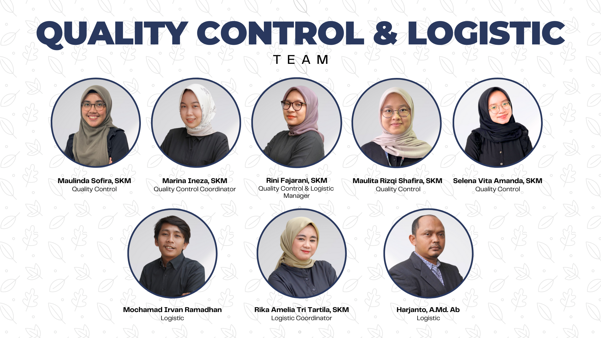 QC & Logistic Team
